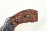 FINE 1880s Antique Smith & Wesson .38 S&W Double Action Double Action Revolver with Red Brindle Grips! - 2 of 17