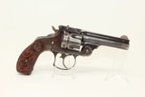 FINE 1880s Antique Smith & Wesson .38 S&W Double Action Double Action Revolver with Red Brindle Grips! - 14 of 17