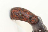 FINE 1880s Antique Smith & Wesson .38 S&W Double Action Double Action Revolver with Red Brindle Grips! - 15 of 17