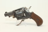 BELGIAN Folding Trigger POCKET .32 Cal. Revolver Early 20th Century C&R Concealed Carry Gun - 1 of 15