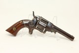 VERY SCARCE Allen & Wheelock SIDEHAMMER Revolver in .22 With Clear 5-Panel Cylinder Scene! - 14 of 17