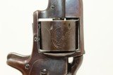 VERY SCARCE Allen & Wheelock SIDEHAMMER Revolver in .22 With Clear 5-Panel Cylinder Scene! - 5 of 17
