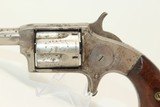 Antique H&R VICTOR No. 3 SPUR Trigger .32 Revolver Engraved WILD WEST “SUICIDE SPECIAL” Hideout Revolver - 3 of 15