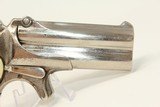 NICKEL Remington Double DERINGER with FIGURED GRIP .41 Rimfire Two-Shot Deringer Pistol! - 3 of 10