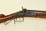 EVANSVILLE, IN Antique Long Rifle by T. WILLERDING .40 Caliber Half-Stock Plains Rifle! - 4 of 20