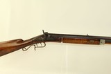 EVANSVILLE, IN Antique Long Rifle by T. WILLERDING .40 Caliber Half-Stock Plains Rifle! - 1 of 20