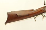 16 LB. HEAVY Octagonal Barreled Antique LONG RIFLE With Neat Adjustable Peep Sight! - 3 of 20