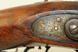 16 LB. HEAVY Octagonal Barreled Antique LONG RIFLE With Neat Adjustable Peep Sight! - 9 of 20