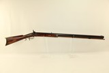 QUINTESSENTIAL FRONTIER RIFLE Antique by SLOTTER Circa 1860 Philadelphia Made Large Bore Plains Rifle! - 2 of 21