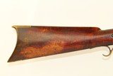 QUINTESSENTIAL FRONTIER RIFLE Antique by SLOTTER Circa 1860 Philadelphia Made Large Bore Plains Rifle! - 3 of 21