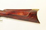 QUINTESSENTIAL FRONTIER RIFLE Antique by SLOTTER Circa 1860 Philadelphia Made Large Bore Plains Rifle! - 19 of 21
