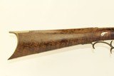 1800s Antique BEDFORD, PENNSYLVANIA Long Rifle Full Stock Rifle with GERMAN SILVER INLAYS! - 3 of 21