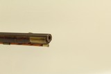 1800s Antique BEDFORD, PENNSYLVANIA Long Rifle Full Stock Rifle with GERMAN SILVER INLAYS! - 8 of 21