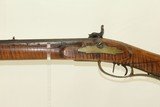 LEHIGH COUNTY, PA Style Antique LONG RIFLE Made Circa the 1840s with James Golcher Lock - 20 of 22