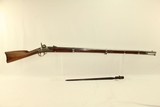 CIVIL WAR Antique SPRINGFIELD 1861 Rifle-Musket
Primary Infantry Weapon of the Union with Bayonet! - 1 of 24