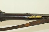 EARLY 1800s Short FLINTLOCK BLUNDERBUSS Early 19th Century “Close Range” Weapon with Leather Sling! - 12 of 17