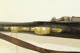 EARLY 1800s Short FLINTLOCK BLUNDERBUSS Early 19th Century “Close Range” Weapon with Leather Sling! - 11 of 17
