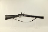 EARLY 1800s Short FLINTLOCK BLUNDERBUSS Early 19th Century “Close Range” Weapon with Leather Sling! - 1 of 17