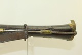 EARLY 1800s Short FLINTLOCK BLUNDERBUSS Early 19th Century “Close Range” Weapon with Leather Sling! - 13 of 17