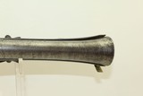 EARLY 1800s Short FLINTLOCK BLUNDERBUSS Early 19th Century “Close Range” Weapon with Leather Sling! - 9 of 17