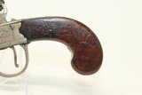 WAR of 1812 Period Antique KETLAND Flintlock Pistol Circa 1801 .40 Caliber Single Shot Sidearm! - 2 of 17