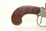 WAR of 1812 Period Antique KETLAND Flintlock Pistol Circa 1801 .40 Caliber Single Shot Sidearm! - 15 of 17