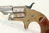 FACTORY ENGRAVED Antique COLT Open Top REVOLVER 7-Shot .22 Rimfire Pocket Revolver Made in 1875! - 14 of 15