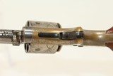 FACTORY ENGRAVED Antique COLT Open Top REVOLVER 7-Shot .22 Rimfire Pocket Revolver Made in 1875! - 10 of 15