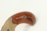 FACTORY ENGRAVED Antique COLT Open Top REVOLVER 7-Shot .22 Rimfire Pocket Revolver Made in 1875! - 13 of 15