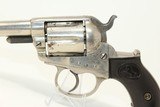 SHERIFF’S MODEL Antique COLT Model 1877 LIGHTNING ETCHED PANEL Double Action .38 Colt Revolver - 3 of 18