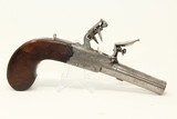 INITIALED Antique W. KETLAND FLINTLOCK Pistol Circa 1813 Boot or Pocket Pistol! - 13 of 16