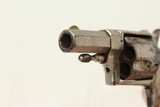 Antique HOPKINS & ALLEN XL 4 Spur Trigger Revolver .38 Rimfire Revolver with Antique Ivory Grips! - 8 of 15