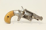 Antique HOPKINS & ALLEN XL 4 Spur Trigger Revolver .38 Rimfire Revolver with Antique Ivory Grips! - 12 of 15