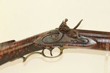WILKINSON Marked Full-Stock FLINTLOCK Long Rifle Quintessential Frontier Rifle! - 4 of 24