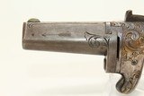 FINE, RARE Antique ENGRAVED SILVER MOORE Deringer Gorgeous Civil War Years No. 1 Deringer .41 Rimfire! - 3 of 12