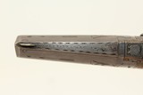 FINE, RARE Antique ENGRAVED SILVER MOORE Deringer Gorgeous Civil War Years No. 1 Deringer .41 Rimfire! - 7 of 12