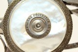 c1893 RARE CHICAGO/AMES “Protector” PALM PISTOL Cased Antique Nickel & Pearl Finished Pistol! Circa 1893 - 5 of 14