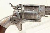 SCARCE HOLSTERED Civil War Ethan Allen Revolver
.32 Caliber Revolver with ORIGINAL Leather HOLSTER! - 5 of 18