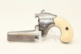 FACTORY ENGRAVED Antique COLT Deringer w IVORY With a LOOP HOLSTER & IVORY GRIPS! - 12 of 17