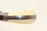 FACTORY ENGRAVED Antique COLT Deringer w IVORY With a LOOP HOLSTER & IVORY GRIPS! - 7 of 17