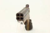 ENGRAVED Antique SHARPS .22 PEPPERBOX Pistol Unique Sculpted Gutta Percha Grips - 1 of 13