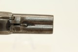 Antique REMINGTON-ELLIOT .32 “PEPPERBOX” Pistol 4-Shot Ring Trigger Deringer Type Pistol with ROSEWOOD GRIPS! - 9 of 14
