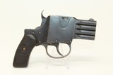 Rare GERMAN Schüler Reform HARMONICA Pistol C&R Very Nice Oddity 4-Shot Conceal Carry Pistol Circa 1910 - 12 of 14