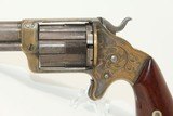 Unique CIVIL WAR Antique BROOKLYN SLOCUM Revolver With Rollin White By-Passing Sliding Chambers - 3 of 17