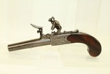 BRACE of JOHN COLLIS of OXFORD FLINTLOCK Pistols ENGRAVED and CASED 18th Century Conceal Carry Guns - 19 of 25