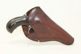 NOTCHED & INITIALED Antique COLT 1877 LIGHTNING HOLSTERED .38 “SHERIFF’S MODEL” Made in 1879 - 1 of 19