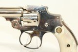 Excellent SMITH & WESSON 32 LEMONSQUEEZER Revolver Antique 1st Model Hammerless Revolver with HOLSTER! - 6 of 19