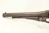 PERIOD 44 HENRY Conversion REMINGTON Army Revolver With Hand-Tooled Holster & Cartridge Belt! - 6 of 21