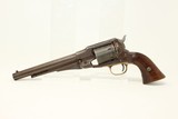 PERIOD 44 HENRY Conversion REMINGTON Army Revolver With Hand-Tooled Holster & Cartridge Belt! - 3 of 21