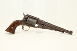 PERIOD 44 HENRY Conversion REMINGTON Army Revolver With Hand-Tooled Holster & Cartridge Belt! - 18 of 21